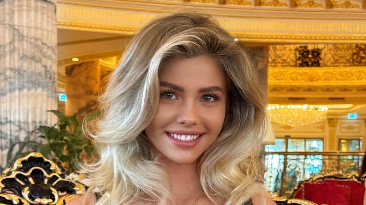 Nata Lee radiates classic elegance with her perfectly styled blonde waves and flawless makeup, proving that a timeless beauty look is the ultimate luxury fashion statement.